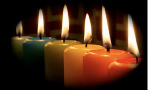 color of the candles